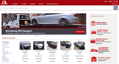 Desktop Screenshot of iaai.com
